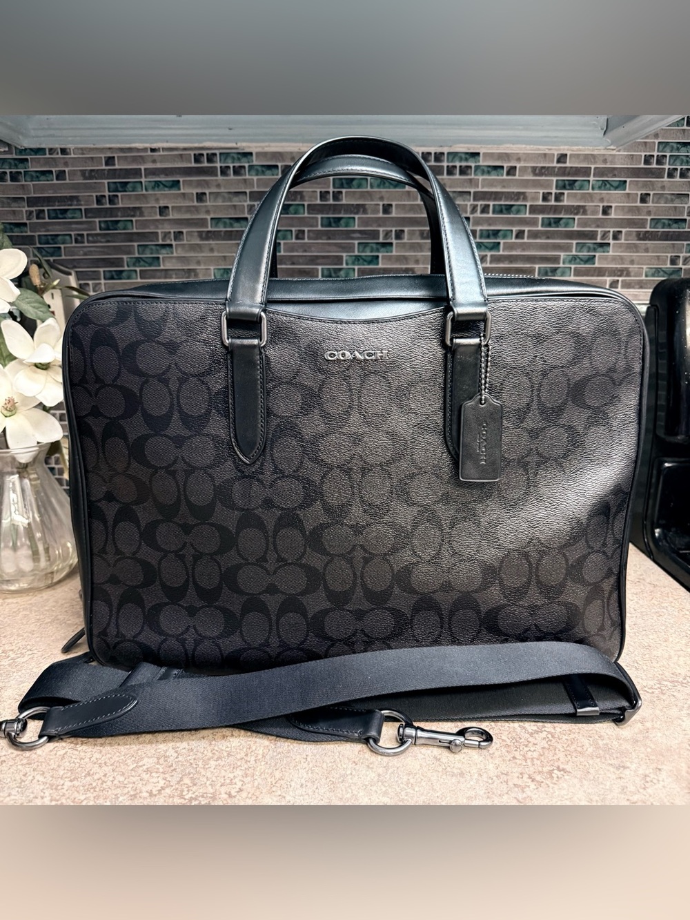Coach Graham Slim laptop bag
